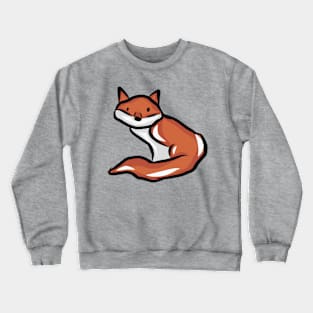 Winter fox individual sticker Crewneck Sweatshirt